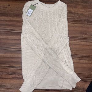 Knit sweater